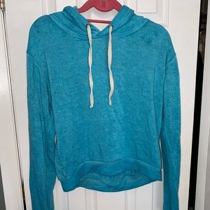 Light Bight Blue sweater with slits on the back!